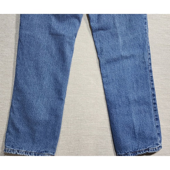 Guide Gear Mens Flannel Lined Jeans Blue Denim Plaid Lining 36x34 Warm Rugged - Picture 7 of 10